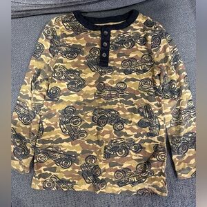Old Navy Kids Camo Monster Truck Long Sleeve Tee